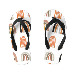 Simple Pastel Rainbow Kids Style Kid's Thongs