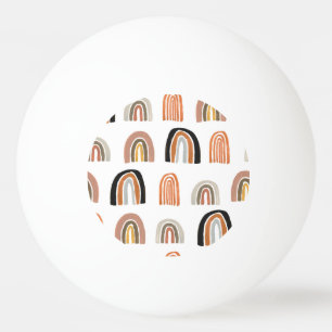 Simple Pastel Rainbow Kids Style Ping Pong Ball