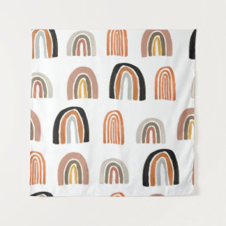 Simple Pastel Rainbow Kids Style Tapestry