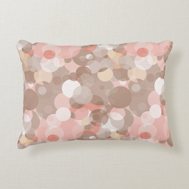 Simple Pattern - Circles Decorative Cushion (Front)