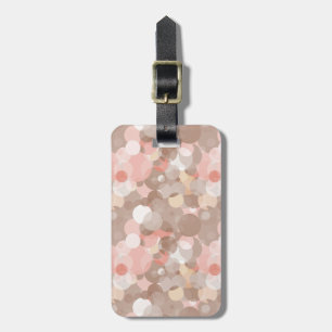 Simple Pattern - Circles Luggage Tag