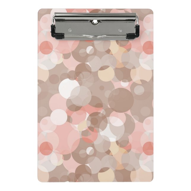 Simple Pattern - Circles Mini Clipboard (Front)