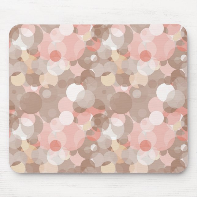 Simple Pattern - Circles Mouse Pad (Front)