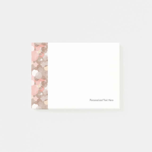 Simple Pattern - Circles Post-it Notes (Front)