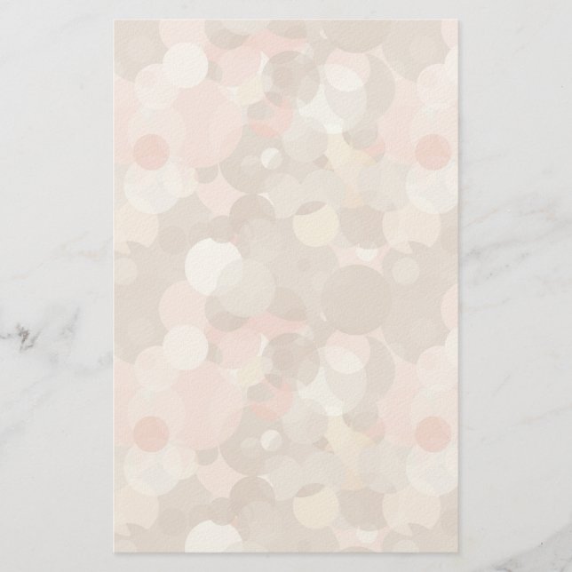 Simple Pattern - Circles Stationery (Front)