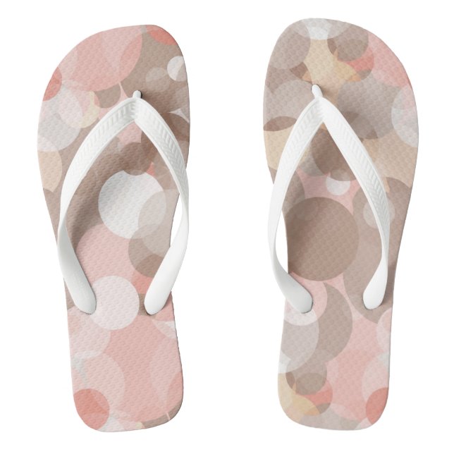 Simple Pattern - Circles Thongs (Footbed)