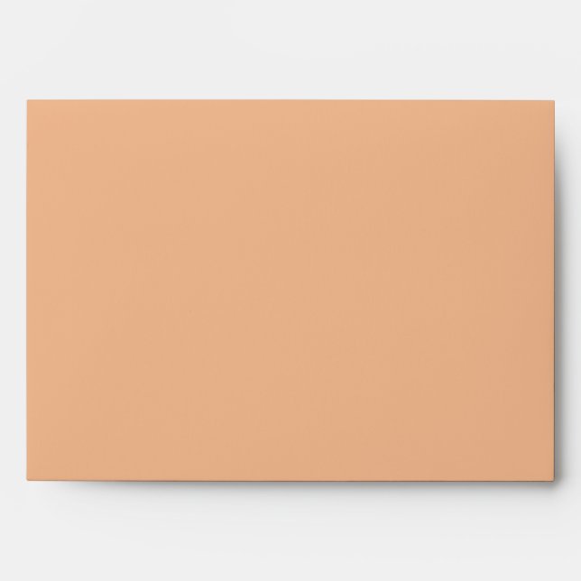 Simple Peach Envelope with Address (Front)
