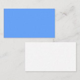 Simple Periwinkle Blue Business Card
