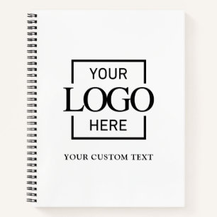 Simple Personalised Business Logo Promotional  Notebook