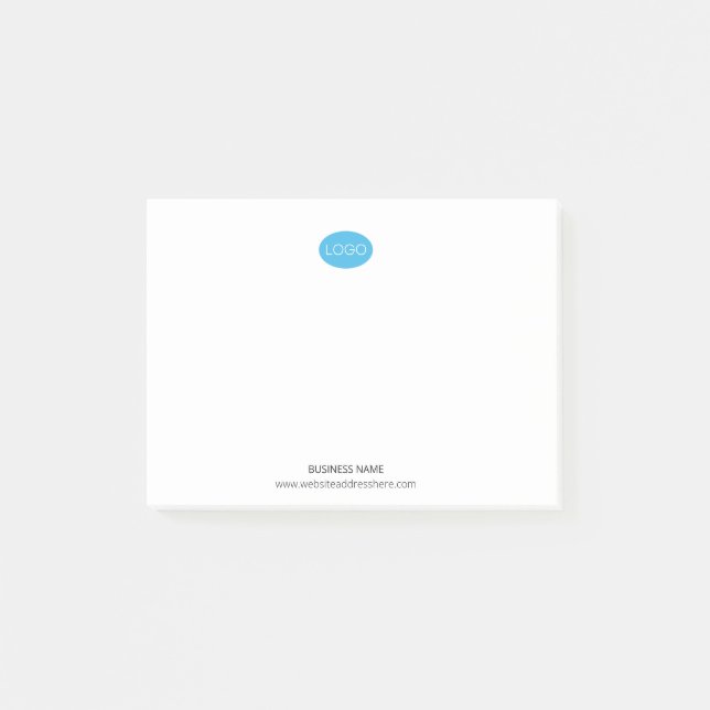 Simple Personalised, Custom Design Post-it Notes (Front)