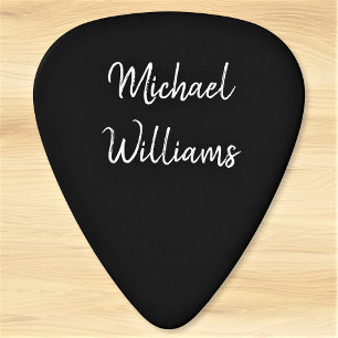 Simple Personalised Custom Name Guitar Pick