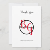 Simple Personalised Initials Wedding