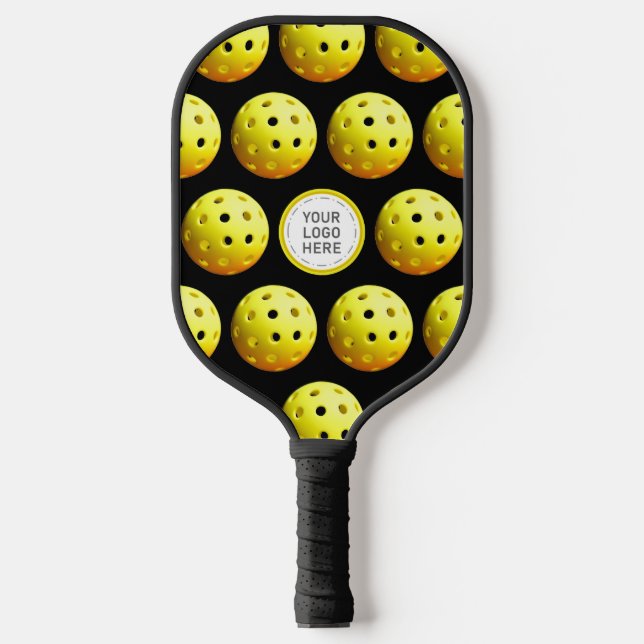 Simple Personalised Logo Pattern Custom Colour Pickleball Paddle (Front)