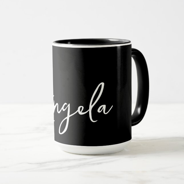 Simple Personalised  Mug (Front Right)