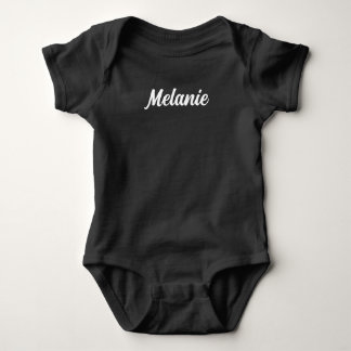 Simple Personalised Name Baby Bodysuit