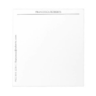 Simple Personalised Notepad