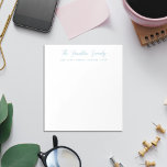 Simple Personalised Notepads for Families<br><div class="desc">My Simple Personalised Notepads for Families make great for gifts for friends,  family and even yourself. Personalise with your names for a unique gift.</div>