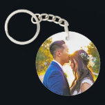 Simple Personalised Photo and Text Photo Key Ring<br><div class="desc">Capture your most precious memories and carry them wherever you go with our Simple Personalised Photo and Text Photo Keychain. Designed to combine style, functionality, and a personal touch, this custom keychain makes a meaningful gift for yourself or someone special. Featuring high-quality materials and a sleek, durable design, this keychain...</div>