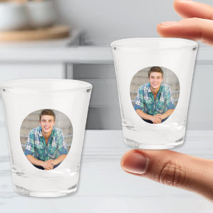 Simple Personalised Photo Shot Glass