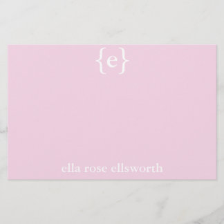 Simple Personalised Stationary Stationery