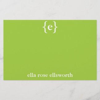 Simple Personalised Stationary Stationery