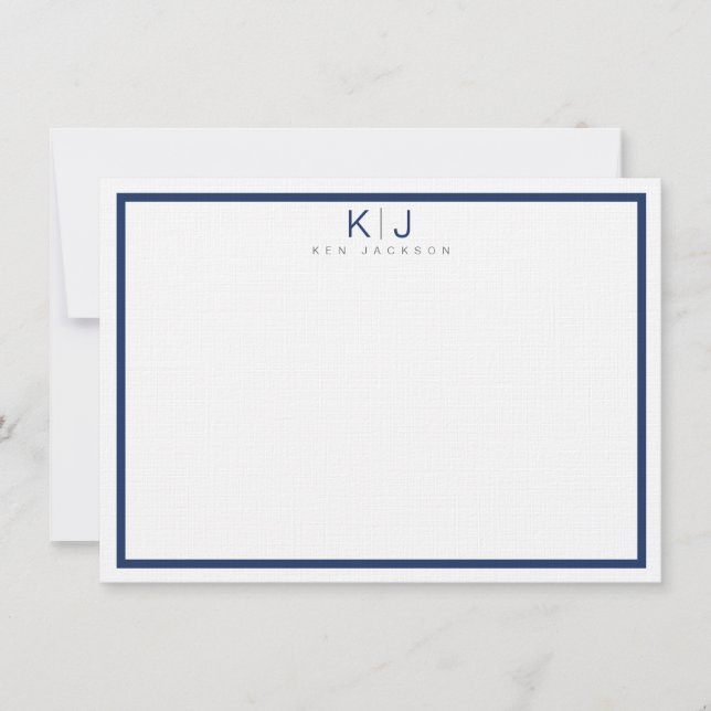 Simple Personalised Thank You Greeting Card (Front)