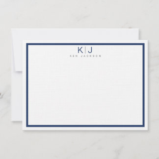 Simple Personalised Thank You Greeting Card