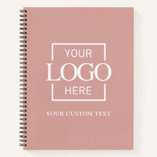 Simple Personalized Business Logo Promotional  Notebook