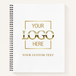 Simple Personalized Business Logo Promotional  Notebook