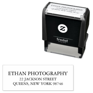 Simple personalized business stamps