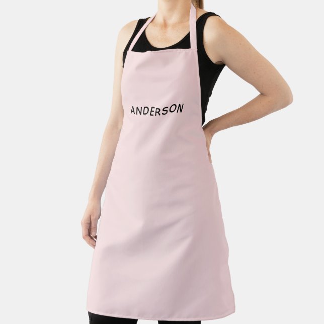 Simple Personalized Name Monogram | Elegant Custom Apron (Insitu)