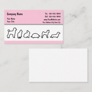 Simple Pet Business Cards