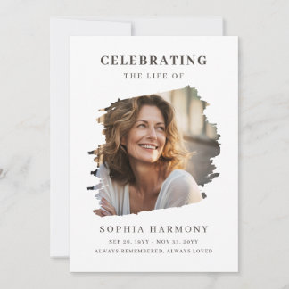 Simple Photo Celebration of Life Program