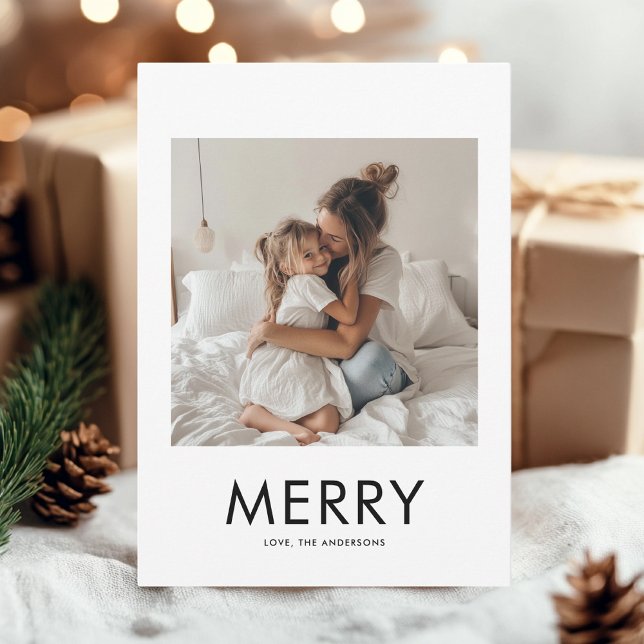 Simple Photo Christmas Card | Elegant Holiday  (Creator Uploaded)