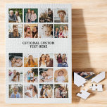 Simple Photo Collage 20 Picture Personalised Jigsaw Puzzle<br><div class="desc">This Simple Photo Collage 20 Picture Personalised Jigsaw Puzzle is the perfect way to showcase your favourite memories. With room for 20 photos, it makes a meaningful and unique gift for loved ones, or a fun keepsake for yourself. Whether it’s family vacations, birthdays, or special moments, this puzzle is designed...</div>