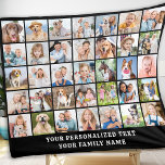 Simple Photo Collage 35 Picture Black Personalised Fleece Blanket<br><div class="desc">Cosy Memories Photo Collage Blanket Wrap yourself in warmth and cherished memories with our Cosy Memories Photo Collage Blanket. This beautifully crafted blanket is designed to showcase 35 of your favourite photos, making it the perfect personalised keepsake for any occasion. Key Features Modern and Simple Design: Our blanket features a...</div>