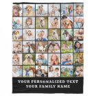Simple Photo Collage Black Personalised 36 Picture