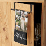 Simple Photo Collage Custom Colour Personalised Tea Towel<br><div class="desc">Simple Photo Collage Custom Colour Kitchen towel. Easily add your photos and adjust colours for a custom kitchen towel</div>