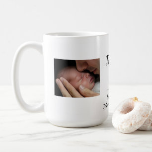 Simple Photo Collage First Father's Day Coffee Mug