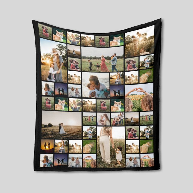 Simple Photo Collage Fleece Blanket (Creator Uploaded)