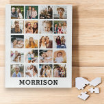 Simple Photo Collage Personalised Instagram Family Jigsaw Puzzle<br><div class="desc">Capture your cherished memories with this Simple Photo Collage Picture Personalised Jigsaw Puzzle. Featuring space for your favourite photos, this puzzle creates a stunning visual display of your special moments. Personalise it with your own images to make a unique gift for friends, family, or even yourself. Perfect for birthdays, anniversaries,...</div>