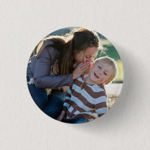 Simple Photo Custom 3 Cm Round Badge