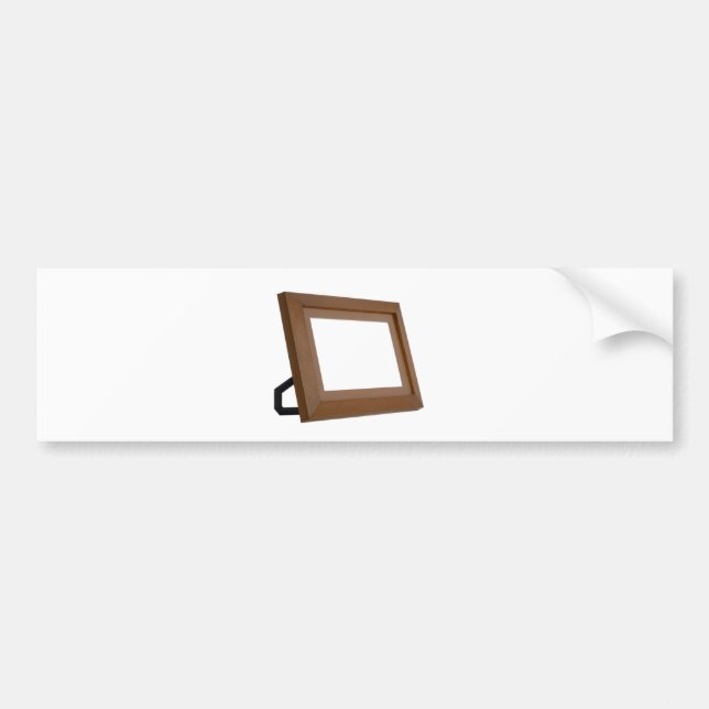 Simple photo frame bumper sticker (Front)