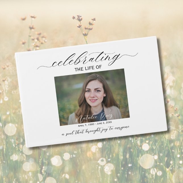 Simple Photo Funeral Guest Book (Creator Uploaded)