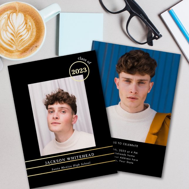 Simple Photo Graduate Black (Creator Uploaded)