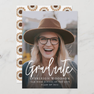 Simple Photo Graduation Class Of 2024 Invitation