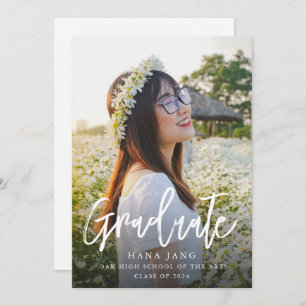 Simple Photo Graduation Class Of 2025 Invitation