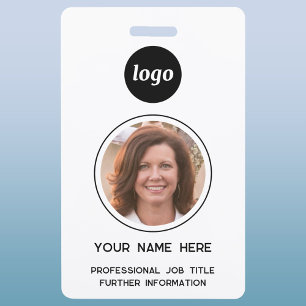 Simple Photo ID Nametag Badge