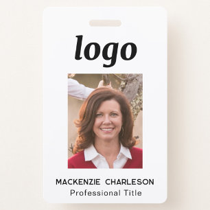 Simple Photo ID Nametag ID Badge