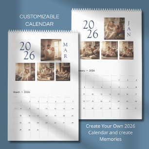 Simple Photo Modern Design Calendar